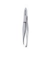 PINZA depilar punta recta cromada 1 u