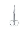 TIJERAS manicura pieles curva cromada 1 pz