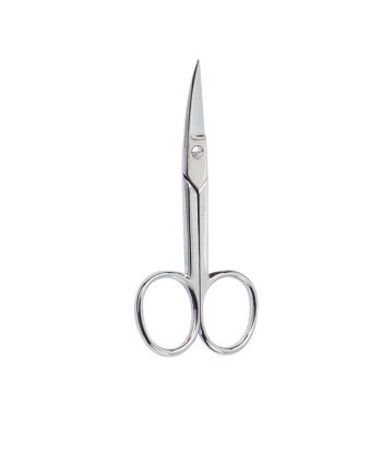 TIJERAS manicura uñas curva cromada 1 pz