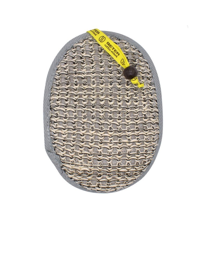 ESPONJA de baño sisal y algodón con brida 1 pz