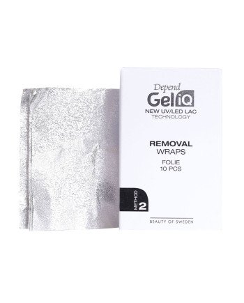 GEL IQ bandas para quitaesmaltes 10 u