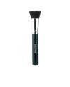 BROCHA MAQUILLAJE kabuki plana pelo sintético 17 cm