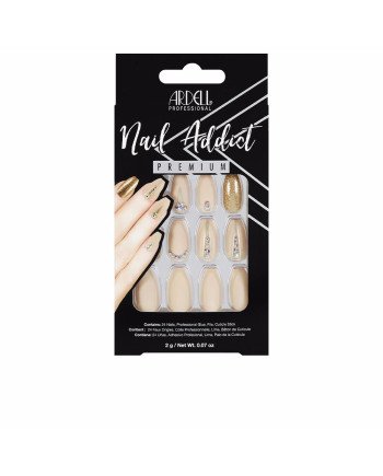 NAIL ADDICT nude jeweled 1 u