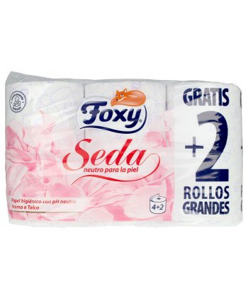 SEDA papel higiénico ph neutro aroma talco 3 capas 6 rollos