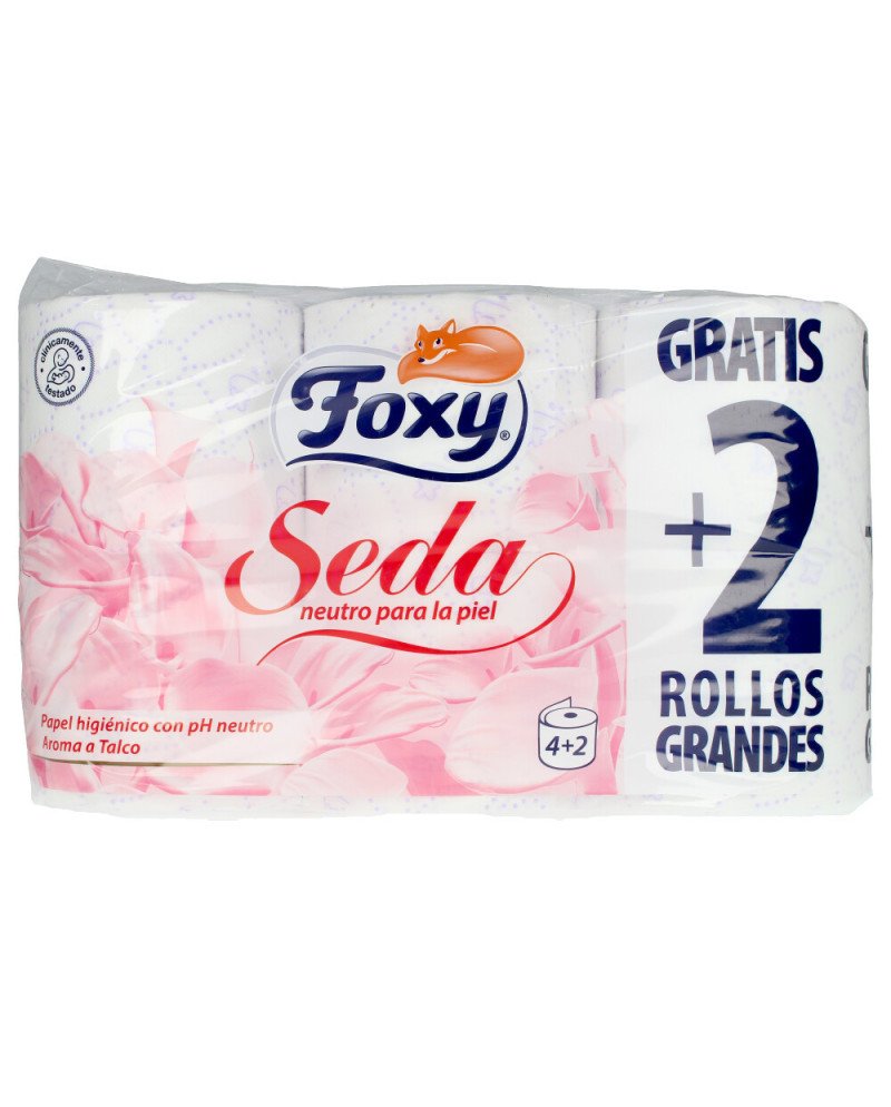 SEDA papel higiénico ph neutro aroma talco 3 capas 6 rollos
