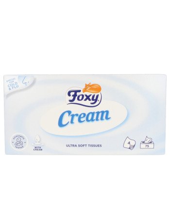 FACIAL CREAM pañuelos pieles sensibles 75 u