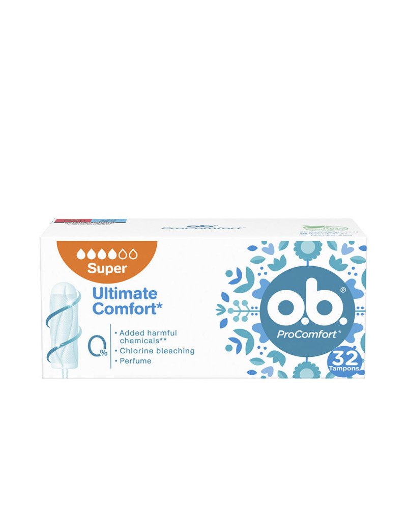 O.B. PROCOMFORT SUPER tampón 32 u