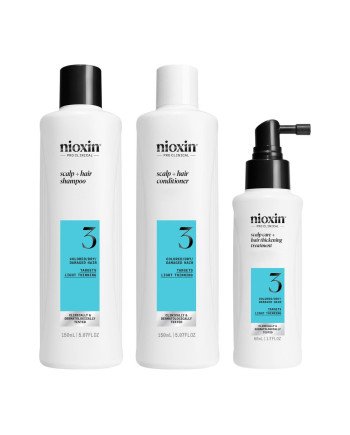 SISTEMA 3 - Kit - Tratamiento para Cabello Teñido con Debilitamiento Leve 3 u
