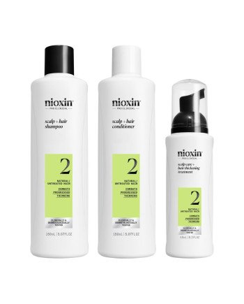 SISTEMA 2 - Kit - Tratamiento para Cabello Natural con Debilitamiento Avanzado 3 u