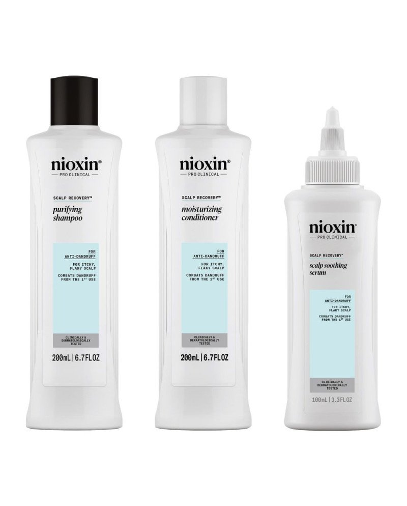SCALP RECOVERY - Kit Anticaspa - Cuero cabelludo descamado y con picor 3 u