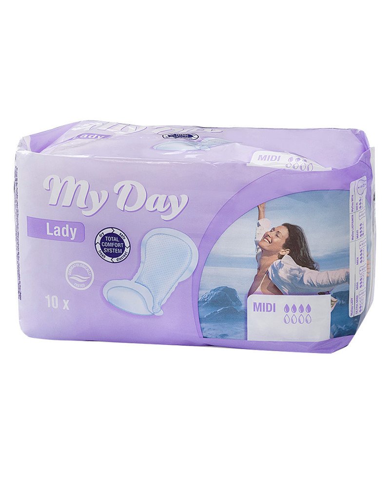 MY DAY compresas incontinencia midi 10 u