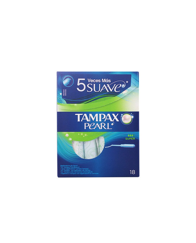 TAMPAX PEARL tampón super 18 uds