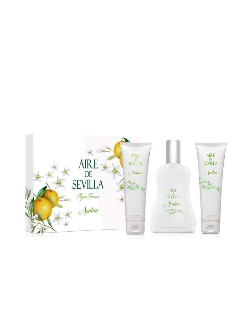 AIRE DE SEVILLA AGUA FRESCA DE AZAHAR ESTUCHE 3 pz