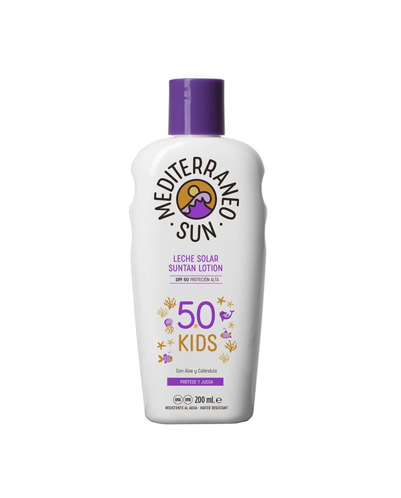 Mediterraneo Sun Dark Tanning Locion Bronceador Kids Spf50 200Ml