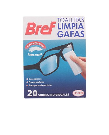 BREF toallitas limpiagafas 20 u