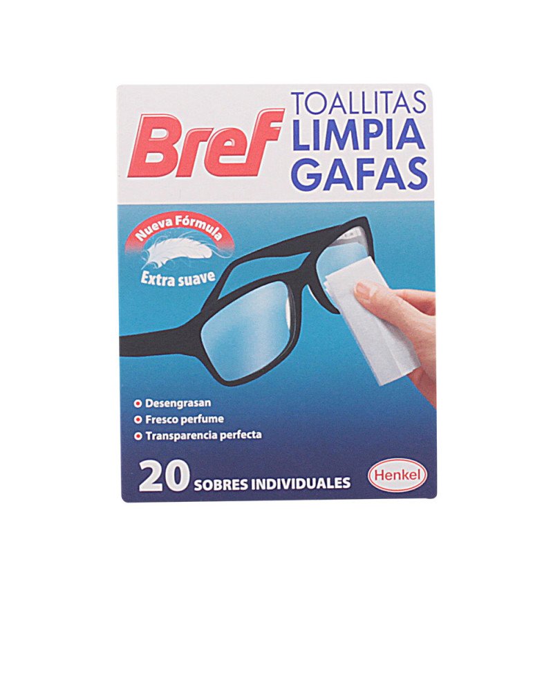 BREF toallitas limpiagafas 20 u