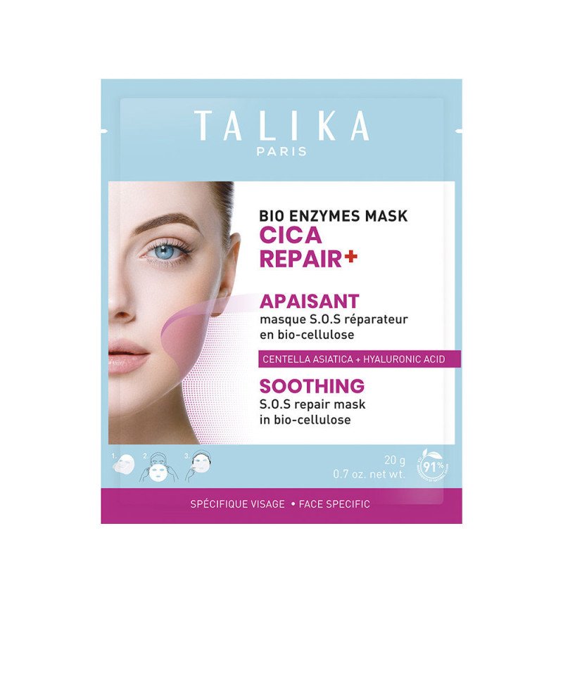 BIO ENZYMES MASK CICA REPAIR+ SOOTHING mascarilla reparadora S.O.S potenciadora de hidratación 20 gr