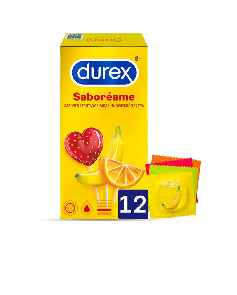 SABORÉAME FRUTAS preservativos 12 u