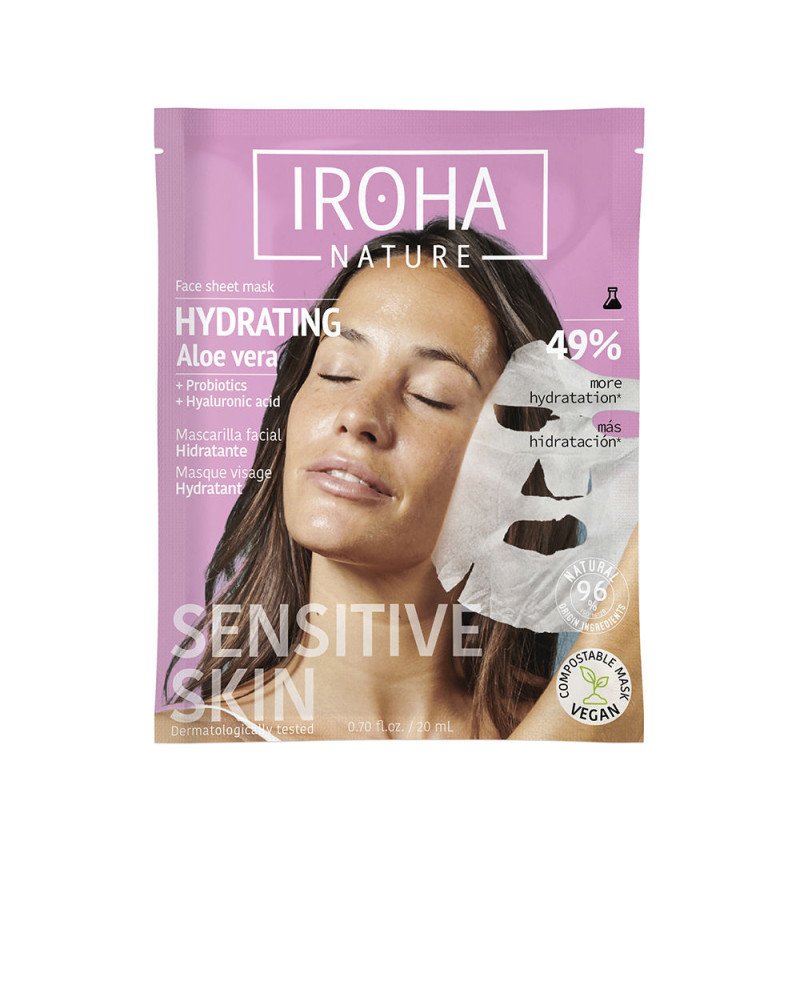TISSUE MASK moisturizing aloe + green tea + ginseng + HA 1 u