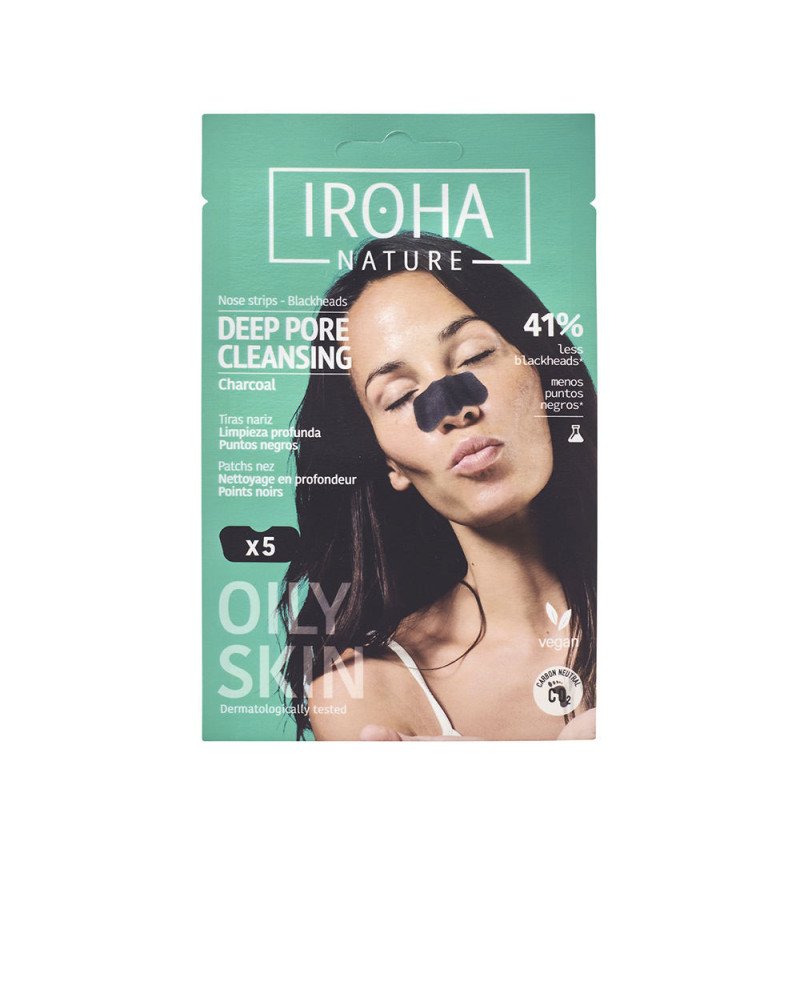 DETOX CHARCOAL BLACK nose strips 5 u