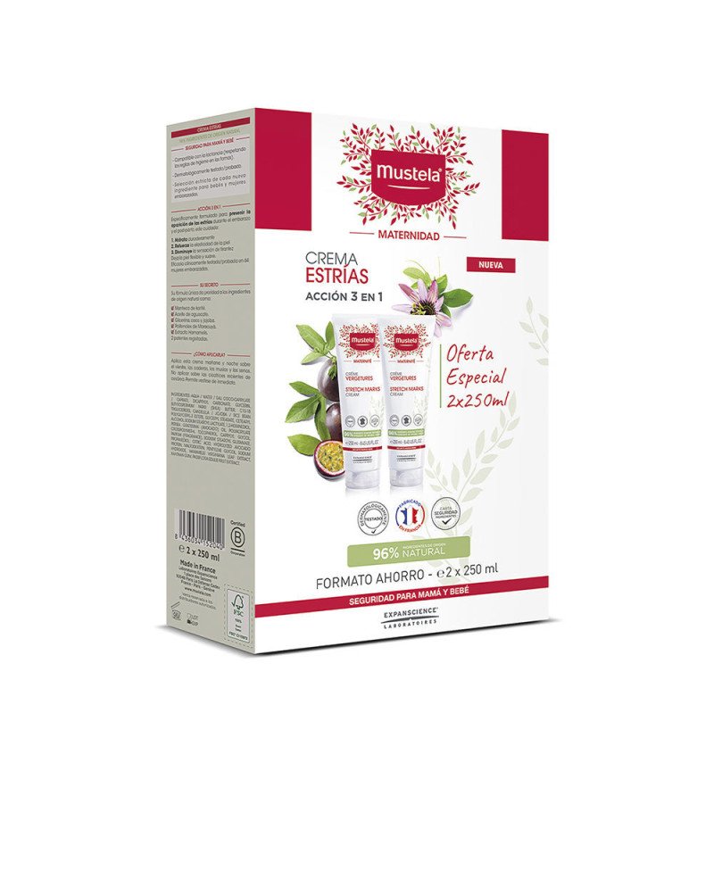 MATERNIDAD DUO crema prevención estrías 2 x 250 ml