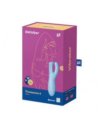 Satisfyer Threesome 4 Vibrador Azul 1Un