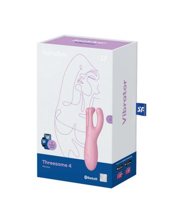 Satisfyer Threesome 4 Vibrador Rosa 1Un