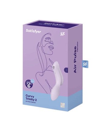 Satisfyer Curvy Trinity 2 Vibrador De Aire Violeta 1Un