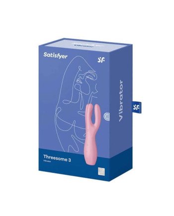 Satisfyer Threesome 3 Vibrador Rosa 1Un