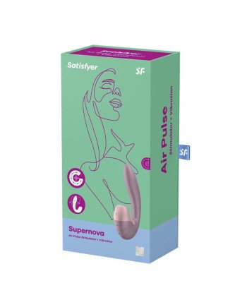 Satisfyer Supernova Air Pulse Stimulator Old Rose 1Un