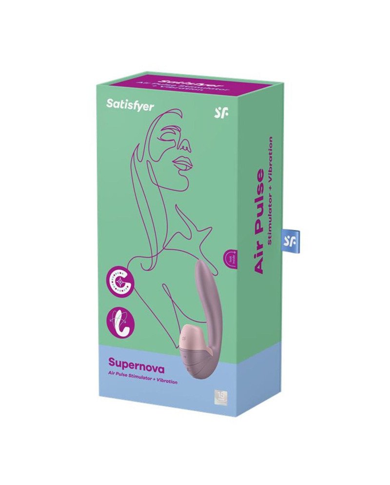 Satisfyer Supernova Air Pulse Stimulator Old Rose 1Un