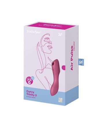 Satisfyer Curvy Trinity 3 Vibrador De Aire Rojo 1Un