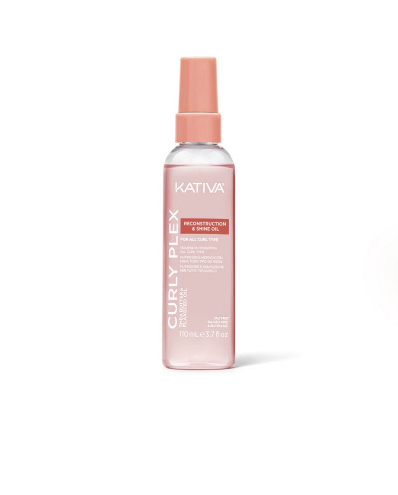 KATIVA CURLY PLEX aceite regenerador y potenciador del brillo para el rizo 110 ml