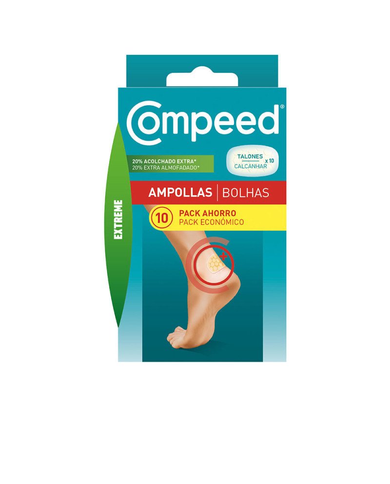 AMPOLLAS extreme talones 10 apósitos