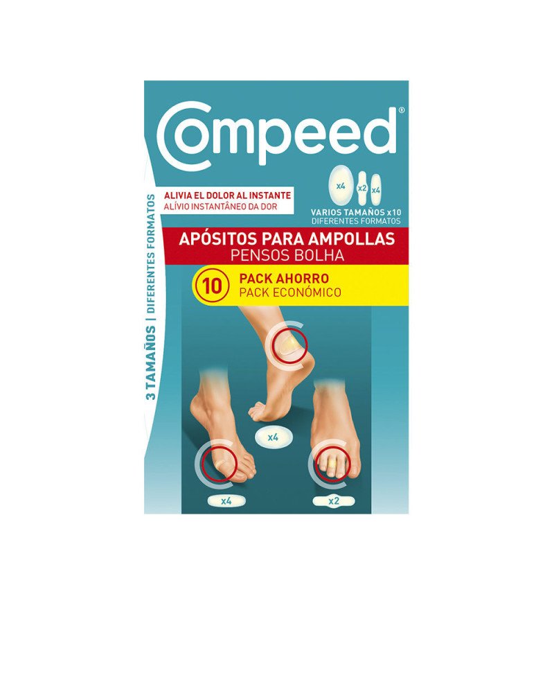 AMPOLLAS surtido 3 tamaños 10 apósitos