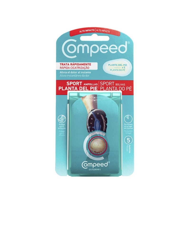 AMPOLLAS sport planta pie 5 apósitos