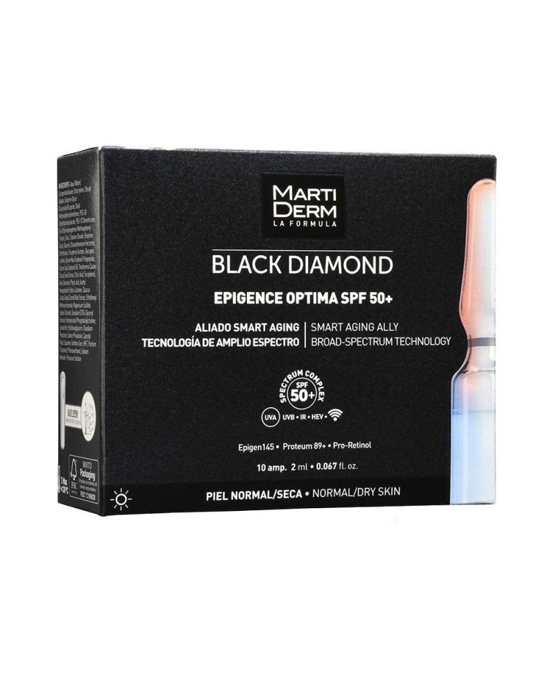 BLACK DIAMOND EPIGENCE OPTIMA ampollas para piel normal-seca SPF50+ 10 x 2 ml