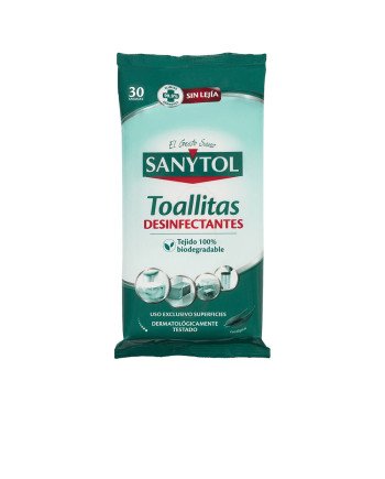 SANYTOL toallitas desinfectantes 30 u
