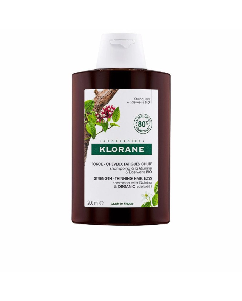 A LA QUININA Y EDELWEISS BIO champú anticaída 200 ml