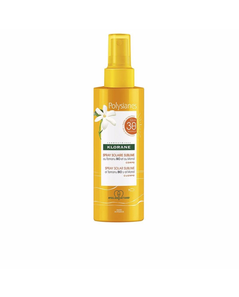 POLYSIANES MONOÏ Y TAMANU BIO spray solar corporal SPF30 200 ml