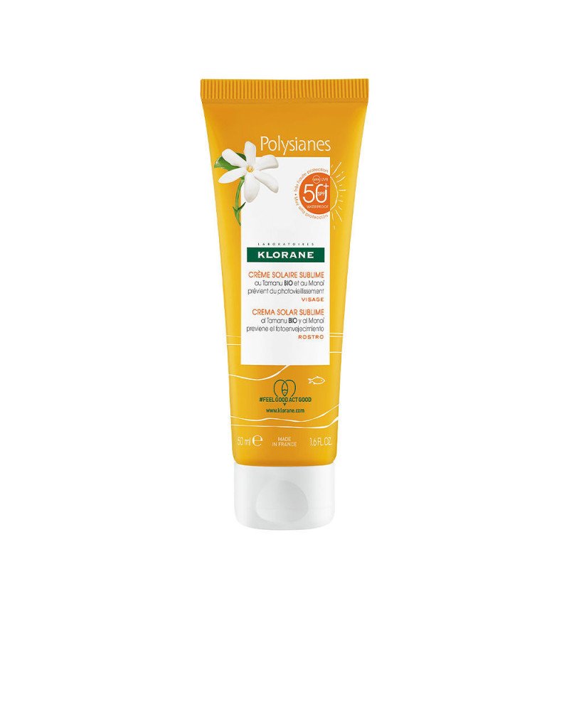 POLYSIANES MONOÏ Y TAMANU BIO crema solar sublime SPF50+ 50 ml