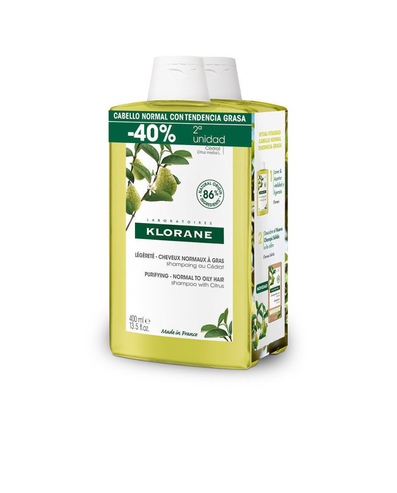 A LA CIDRA champú ligero para cabello normal/graso duo 2 x 400 ml
