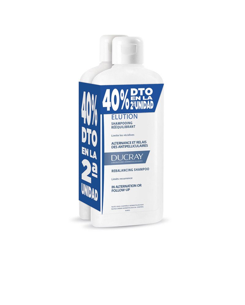 ELUCION champú reequilibrante anticaspa duo 2 x 400 ml