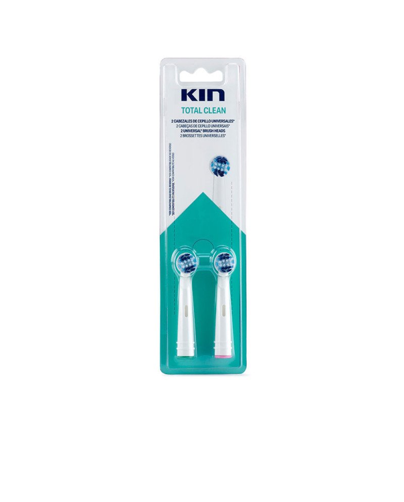 KIN TOTAL CLEAN cabezal cepillo eléctrico universal 2 u