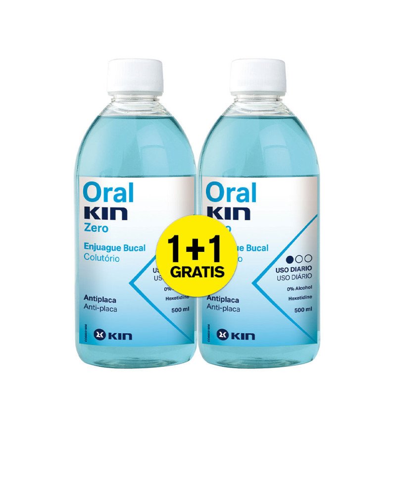 ORALKIN ZERO ENJUAGUE BUCAL lote 2 pz