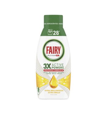 FAIRY PLATINUM gel máquina limón 28 lavados