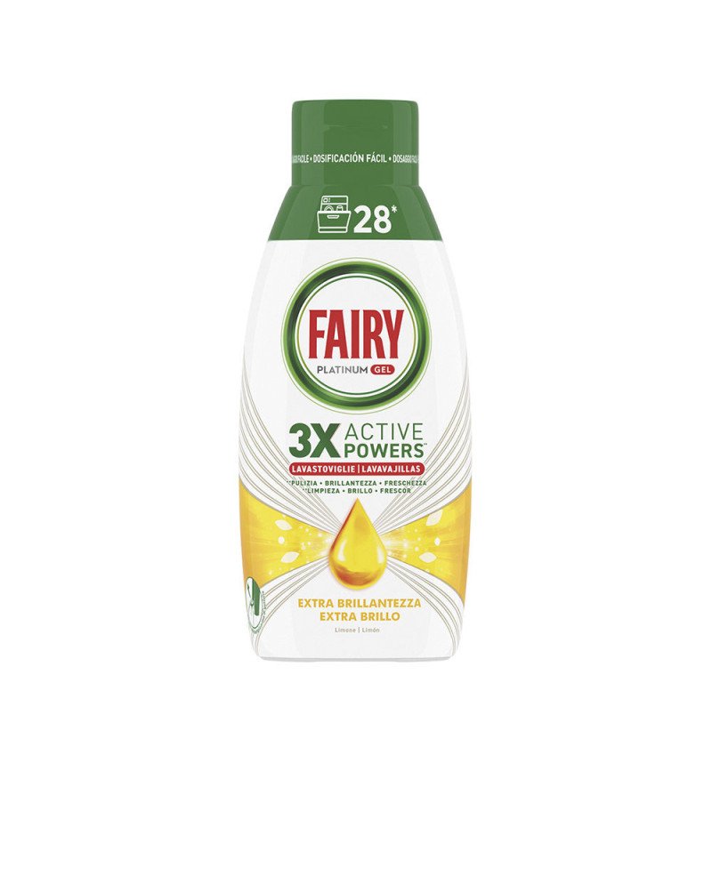 FAIRY PLATINUM gel máquina limón 28 lavados