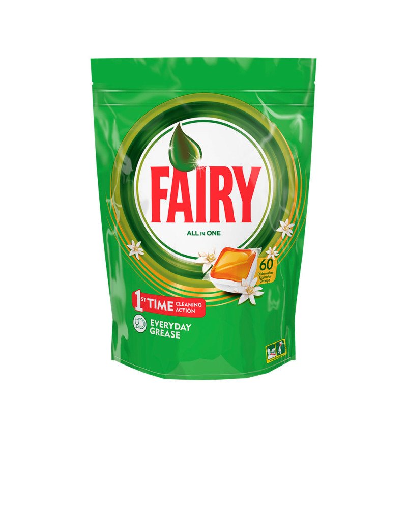 FAIRY TODO EN 1 NARANJA lavavajillas 60 cápsulas