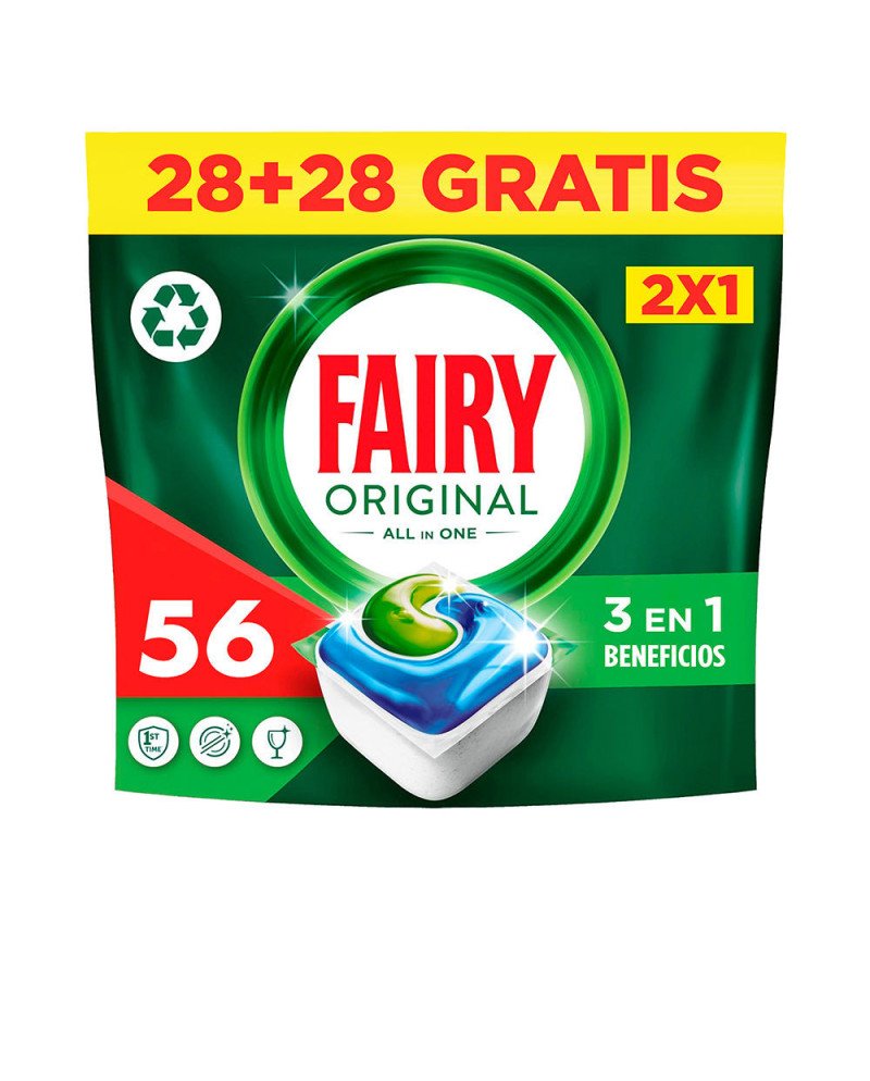 FAIRY TODO EN 1 ORIGINAL lavavajillas 56 cápsulas