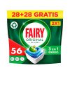 FAIRY TODO EN 1 ORIGINAL lavavajillas 56 cápsulas